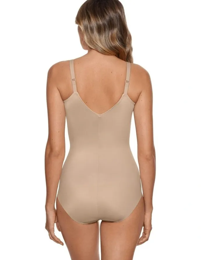 Miraclesuit Shapewear Modern Miracle® Extra Firm Control Shaping Bodysuit in Warm Beige