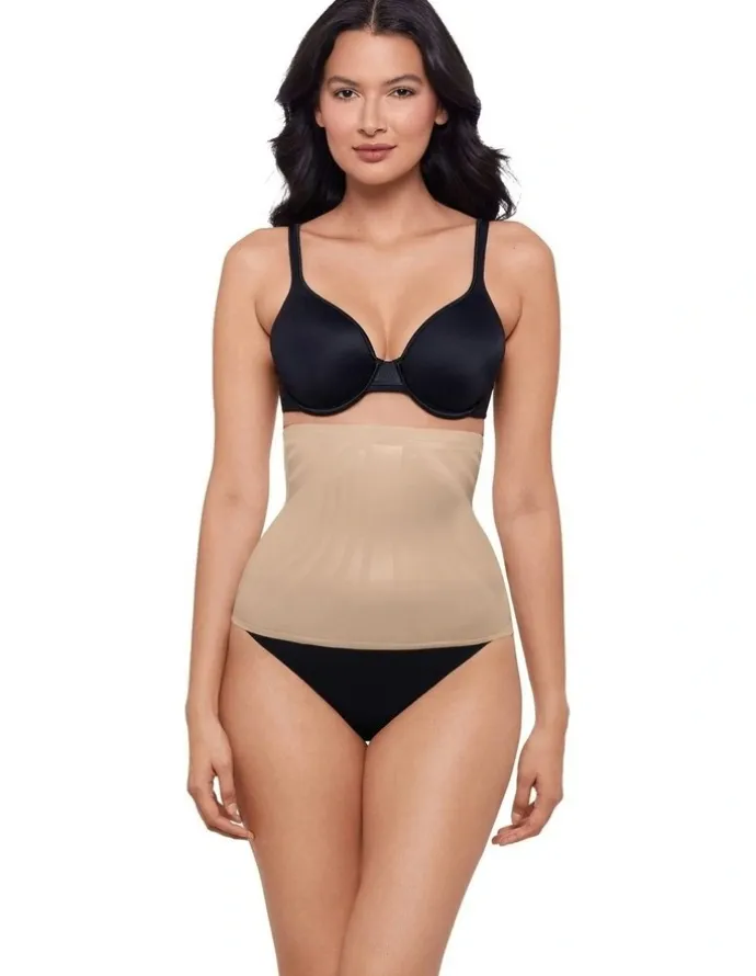Miraclesuit Shapewear Modern Miracle Step-In Shaping Waist Cincher in Warm Beige