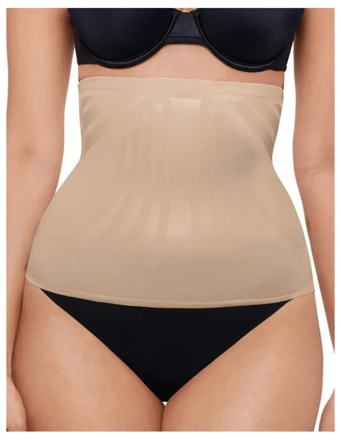 Miraclesuit Shapewear Modern Miracle Step-In Shaping Waist Cincher in Warm Beige