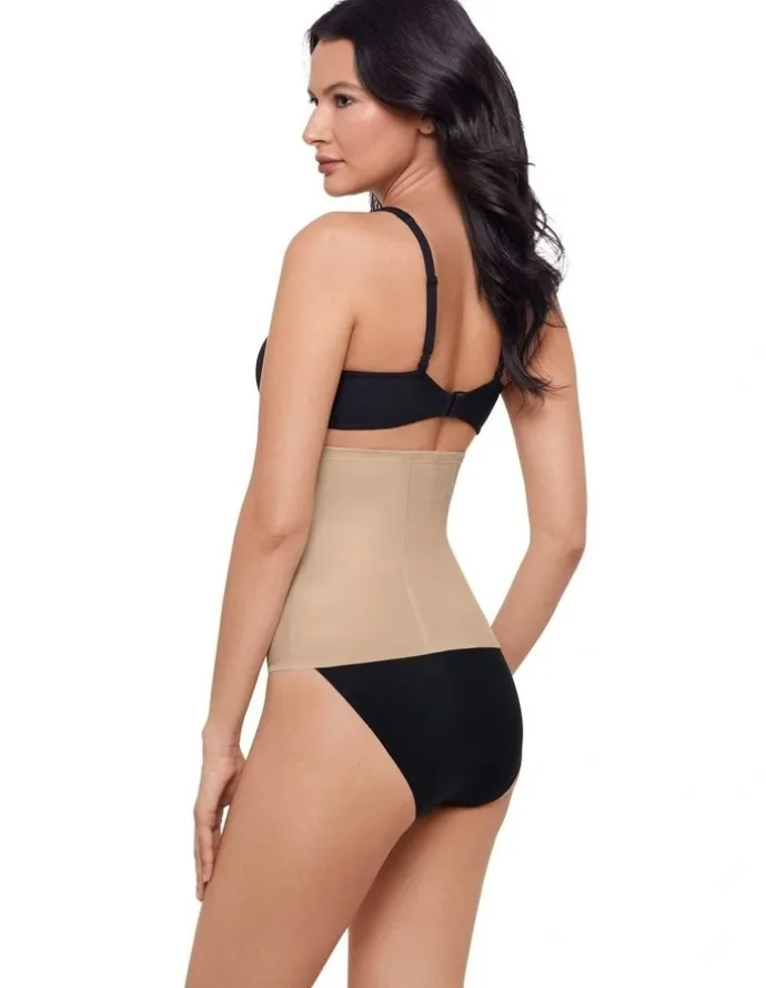 Miraclesuit Shapewear Modern Miracle Step-In Shaping Waist Cincher in Warm Beige