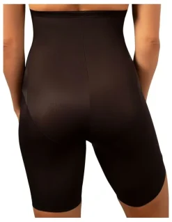 Miraclesuit Shapewear Shape With An Edge High Waist Long Leg Shaping Short in Black