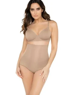Miraclesuit Shapewear Shape with An Edge High Waist Brief in Nude