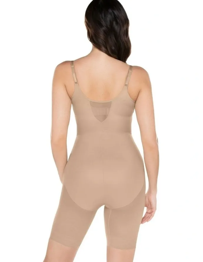 Miraclesuit Shapewear Sheer Shaping Long Leg Full Body Shaper in Nude