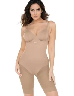 Miraclesuit Shapewear Sheer Shaping Long Leg Full Body Shaper in Nude