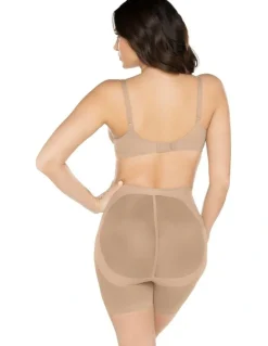 Miraclesuit Shapewear Sheer Shaping Sheer X-Firm Derrire Lift Boyshort in Nude