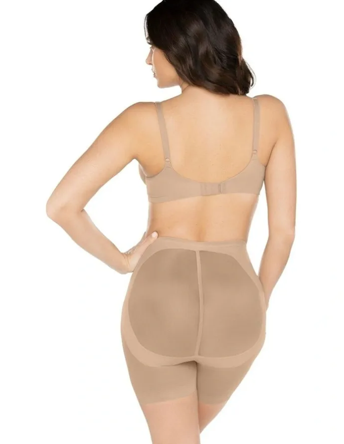 Miraclesuit Shapewear Sheer Shaping Sheer X-Firm Derrire Lift Boyshort in Nude