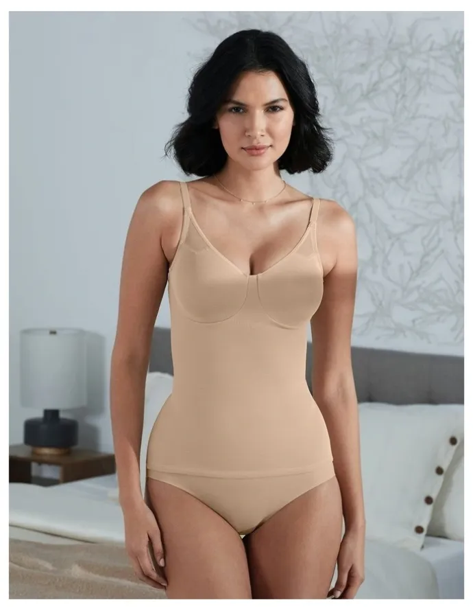 Miraclesuit Shapewear Sheer Shaping Camisole with Underwire in Nude