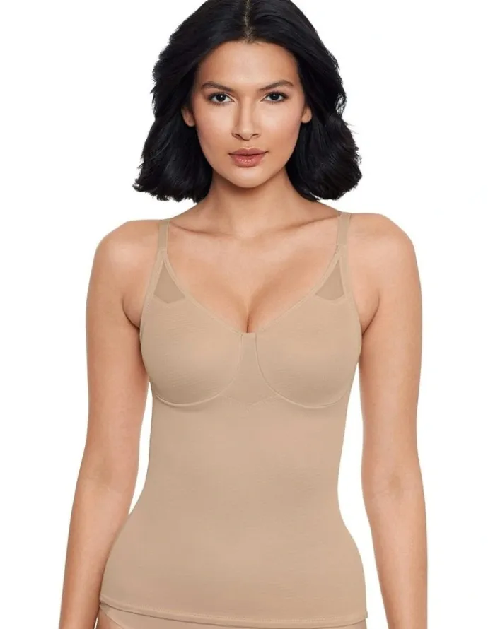 Miraclesuit Shapewear Sheer Shaping Camisole with Underwire in Nude