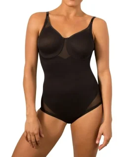 Miraclesuit Shapewear Sheer Shaping Extra-Firm Control Underwire Bodybriefer in Black