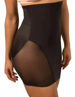 Miraclesuit Shapewear Sheer Shaping Sheer X-Firm High Waist Slip in Black