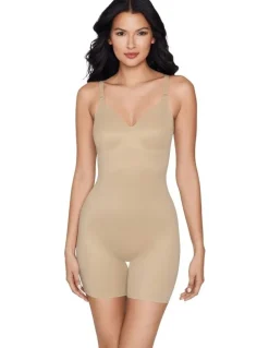 Miraclesuit Shapewear Show Stopper Backless Shapewear Full Body Romper in Warm Beige