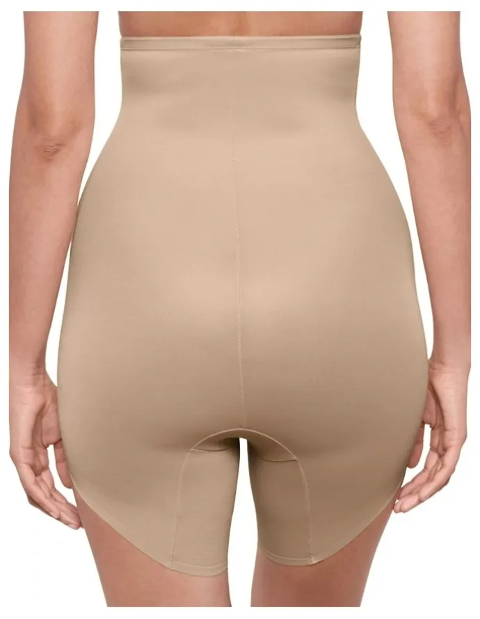 Miraclesuit Shapewear Showstopper Slanted Hem Ultra-High Waist Shaping Short in Warm Beige