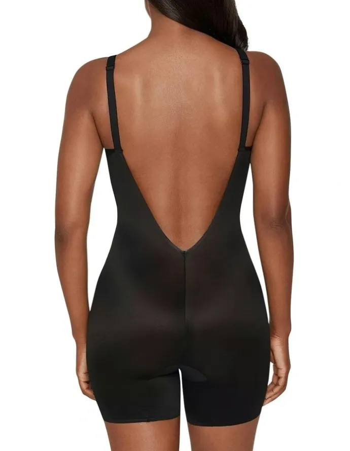 Miraclesuit Shapewear Show Stopper Backless Shapewear Full Body Romper in Black