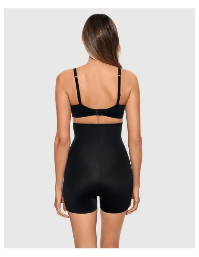 Miraclesuit Shapewear Tummy Tuck Firm Control Ultra High Waist Shapewear Shorts in Black
