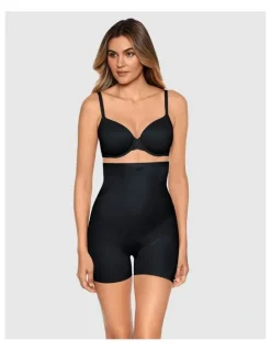 Miraclesuit Shapewear Tummy Tuck Firm Control Ultra High Waist Shapewear Shorts in Black