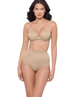 Miraclesuit Shapewear Tummy Tuck Extra Firm Control High Waist Shaping Brief in Warm Beige