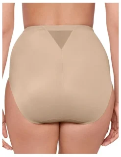 Miraclesuit Shapewear Tummy Tuck Extra Firm Control High Waist Shaping Brief in Warm Beige