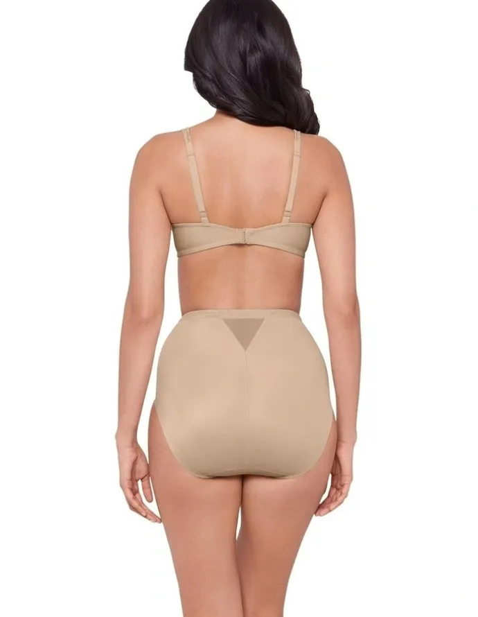 Miraclesuit Shapewear Tummy Tuck Extra Firm Control High Waist Shaping Brief in Warm Beige