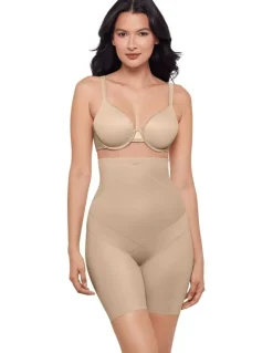 Miraclesuit Shapewear Tummy Tuck High-Waist Thigh Slimmer in Beige