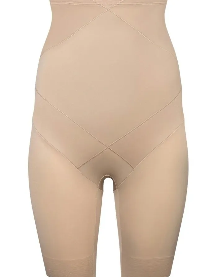 Miraclesuit Shapewear Tummy Tuck High-Waist Thigh Slimmer in Beige