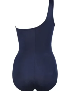 miraclesuit Swim Network Jena One Shoulder Shaping Swimsuit in Midnight
