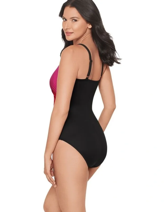 Miraclesuit Swim Petali Rosa Starr Underwired One Piece Shaping Swimsuit