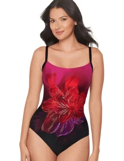 Miraclesuit Swim Petali Rosa Starr Underwired One Piece Shaping Swimsuit
