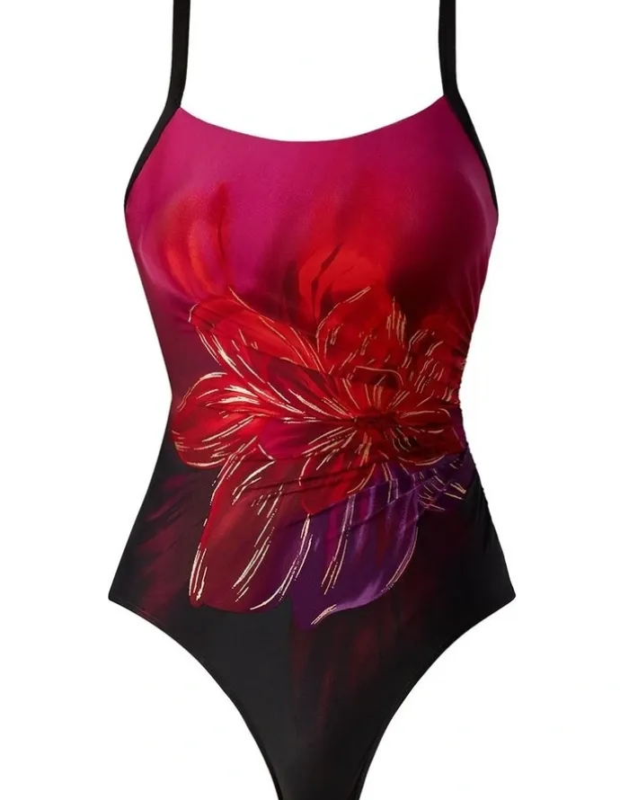 Miraclesuit Swim Petali Rosa Starr Underwired One Piece Shaping Swimsuit