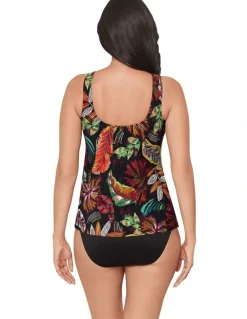 Miraclesuit Swim Pluma Orla Underwired High Neck Tankini Top