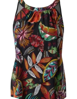 Miraclesuit Swim Pluma Orla Underwired High Neck Tankini Top