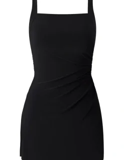 Miraclesuit Swim Rock Solid Orla Short Swimdress With Underwire Bust Support