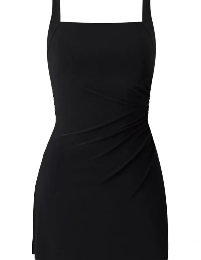 Miraclesuit Swim Rock Solid Orla Short Swimdress With Underwire Bust Support