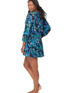 Miraclesuit Swim Secret Garden Mini Length Cotton Beach Dress