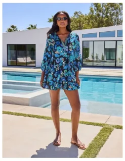 Miraclesuit Swim Secret Garden Mini Length Cotton Beach Dress