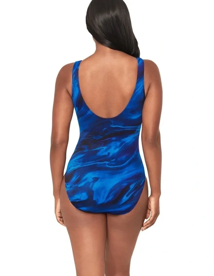 Miraclesuit Swim Stellar Nova It's a Wrap Underwired Tummy Control Swimsuit
