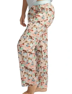 Mitch Dowd Mitch Dowd - Women's Cuppa Dog Pyjama Pants - Pink