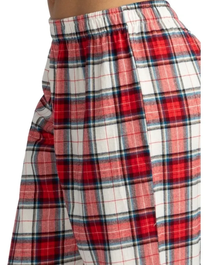 Mitch Dowd Mitch Dowd - Women's Red Check Flannel Pyjama Pants