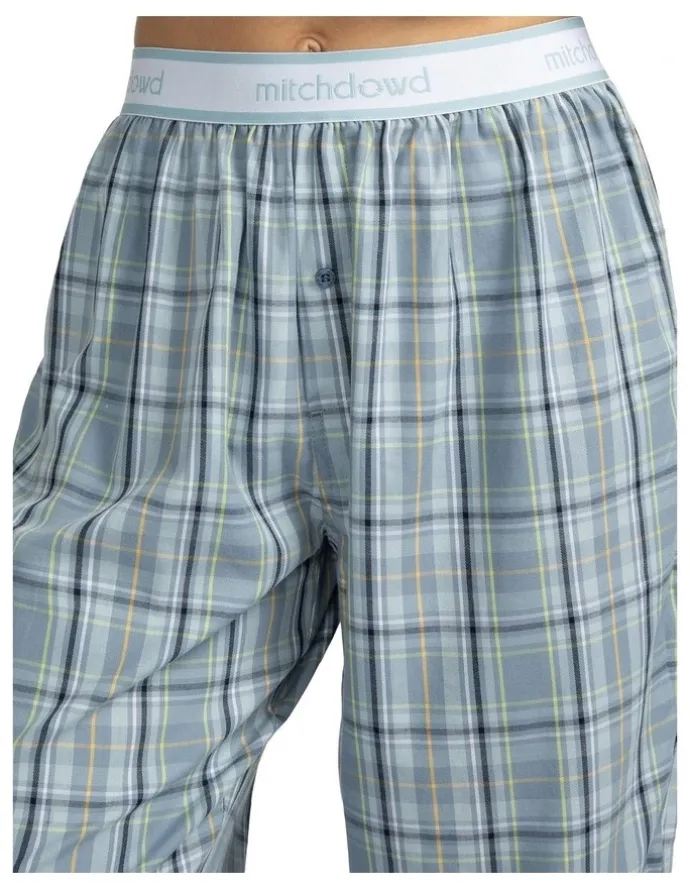 Mitch Dowd Mitch Dowd - Women's Waves Check Pyjama Pant - Multi