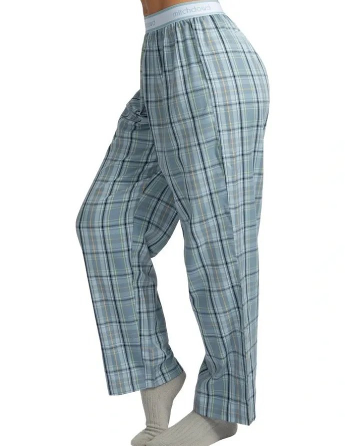 Mitch Dowd Mitch Dowd - Women's Waves Check Pyjama Pant - Multi