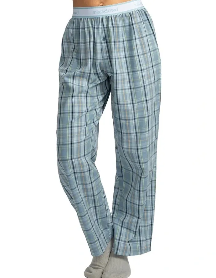 Mitch Dowd Mitch Dowd - Women's Waves Check Pyjama Pant - Multi