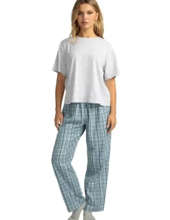 Mitch Dowd Mitch Dowd - Women's Waves Check Pyjama Pant - Multi