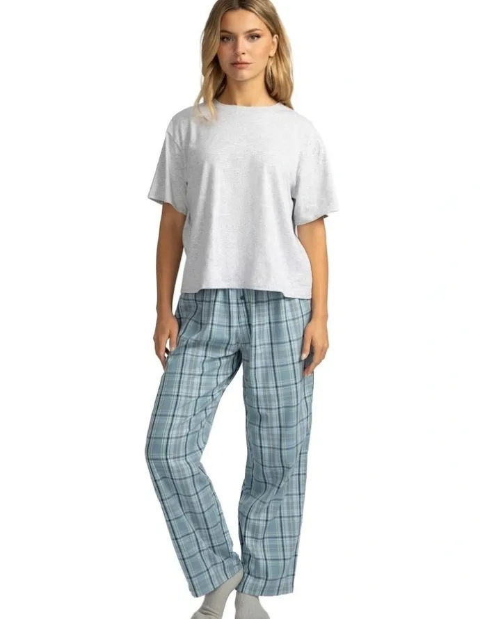 Mitch Dowd Mitch Dowd - Women's Waves Check Pyjama Pant - Multi