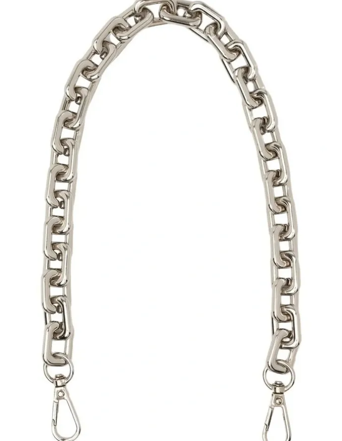 Mocha Chunky Chain Strap in Silver