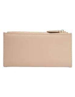 Mocha Classic Arya Wallet in Beige
