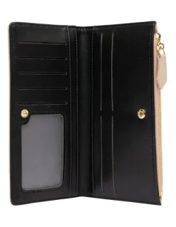 Mocha Classic Arya Wallet in Beige