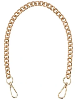 Mocha Ebby Metal Chain in Gold