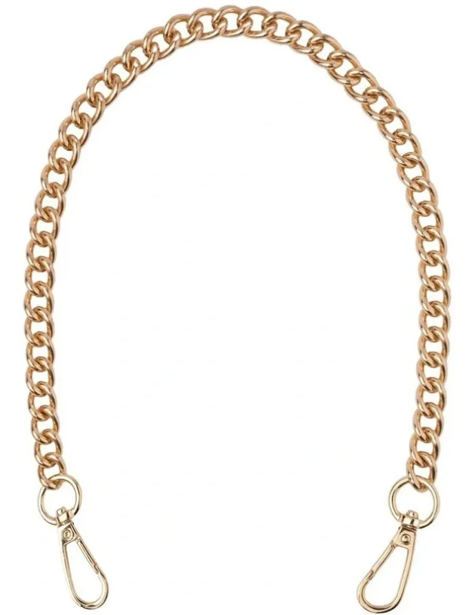Mocha Ebby Metal Chain in Gold