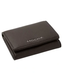 Mocha Emery Mini Wallet in Chocolate