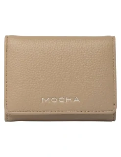 Mocha Emery Mini Wallet in Taupe