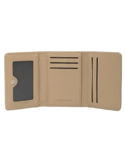 Mocha Emery Mini Wallet in Taupe